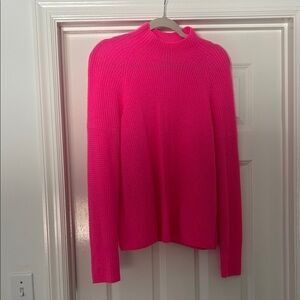 Vineyard Vines Pink Cashmere Mockneck Sweater